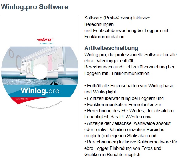 Software  ebro winlog.pro
